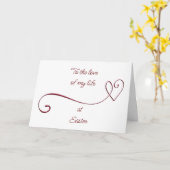 AUF DER "LIEBE MEINES LEBENS"-Karte "EASTER" Karte (Gelbe Blume)