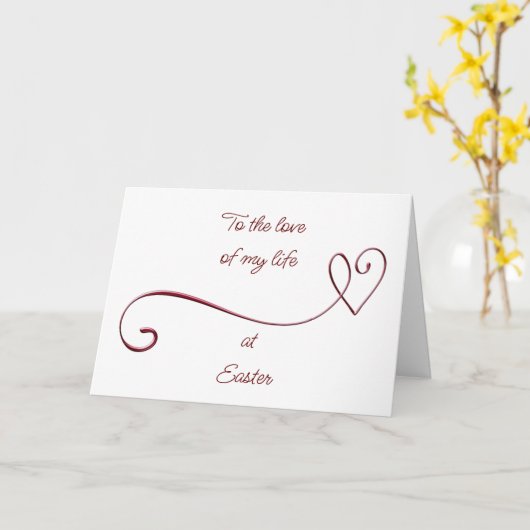 AUF DER "LIEBE MEINES LEBENS"-Karte "EASTER" Karte (Gelbe Blume)