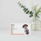 Auf der Luft-Visitenkarte Visitenkarte (Stehend Vorderseite)