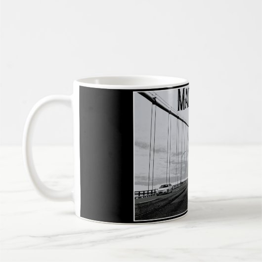 Auf der Mackinac-Brücke Kaffeetasse (Links)