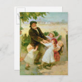 Auf der Messe Postkarte (Vorne/Hinten)