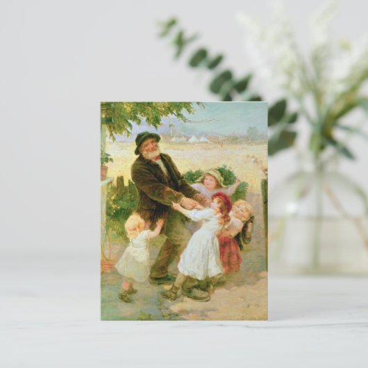 Auf der Messe Postkarte (Stehend Vorderseite)