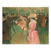 Auf der Moulin Rouge von Toulouse-Lautrec - Poster