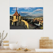 Auf der Musegg-Mauer Poster (Küche)