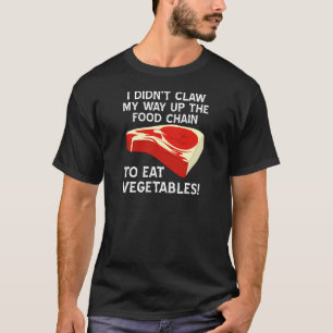Auf der Nahrungskette schwarz T-Shirt