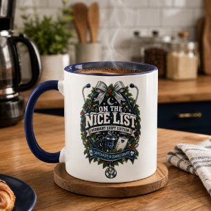 Auf der netten Liste - Ausgabe Nachtschicht Kranke Tasse