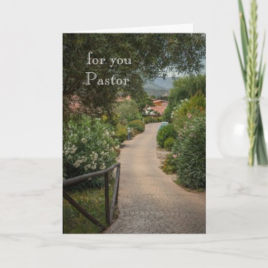 Auf der Pastor-Karte Karte (Vorderseite)