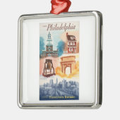 Auf der Pennsylvania Bahn nach Phila. Ornament Aus Metall (Links)