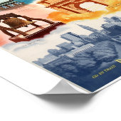 Auf der Pennsylvania Bahn nach Phila. Poster (Ecke)