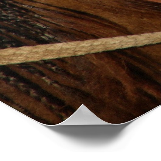 Auf der Pferdeausstellung Poster (Ecke)