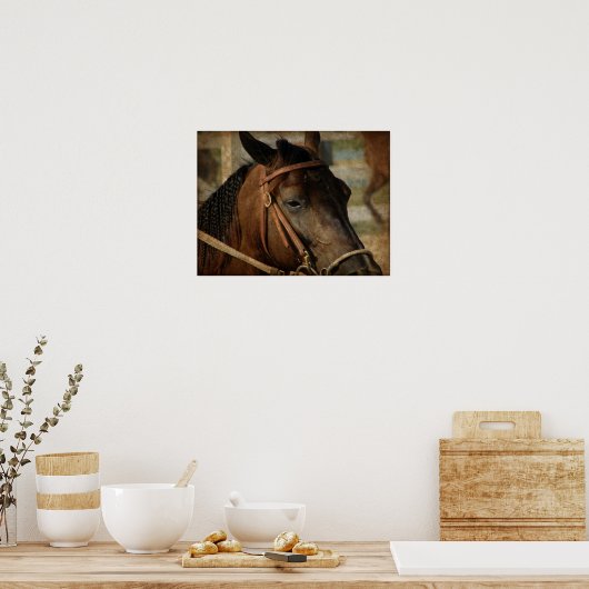 Auf der Pferdeausstellung Poster (Küche)