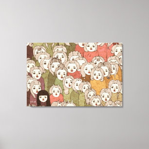 Auf der Plattform 2012 Leinwanddruck