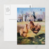 Auf der Postkarte des Betriebs (Vorne/Hinten)