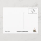 Auf der Postkarte für den Kaffee-Cartoon hinzugefü (Rückseite)