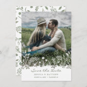 Auf der Prairie Save the Date Fotokarte (Vorne/Hinten)