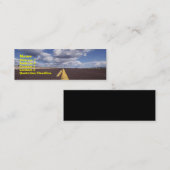 Auf der Road Business Card Mini Visitenkarte (Vorne/Hinten)