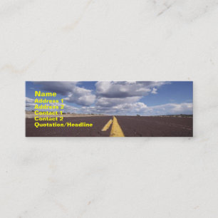 Auf der Road Business Card Mini Visitenkarte