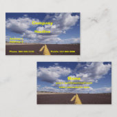 Auf der Road Business Card Visitenkarte (Vorne/Hinten)