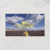 Auf der Road Business Card Visitenkarte (Rückseite)