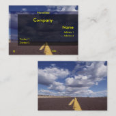 Auf der Road Business Card Visitenkarte (Vorne/Hinten)