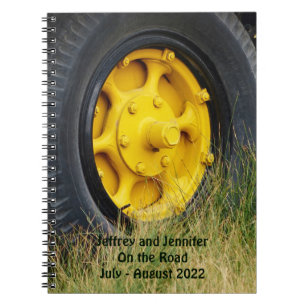 Auf der Road Trip Log Travel Journal Notizblock