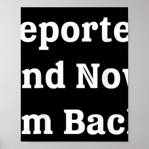 (auf der Rückseite) Deportiert und jetzt bin ich w Poster