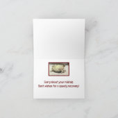 AUF DER RÜCKSEITE GEDREHT UNFALL/TURTLE KARTE (Innenseite)