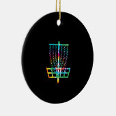 (Auf der Rückseite gedruckt) Golf-Körbchen - Hippi Keramik Ornament (Rechts)