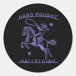 (auf der Rückseite) Hallelujah Brandon Merch harte Runder Aufkleber
