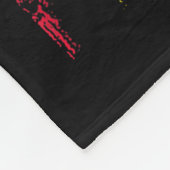 (auf der Rückseite) Harris Waltz 2024 Wahl Kamala  Fleecedecke (Ecke)