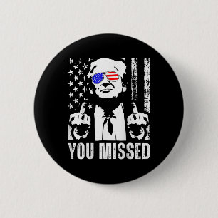 (auf der Rückseite) Sie haben Trump 2024 US-amerik Button
