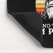 (auf der Rückseite) Touch mein Bart und sagen mir, Mousepad (Ecke)