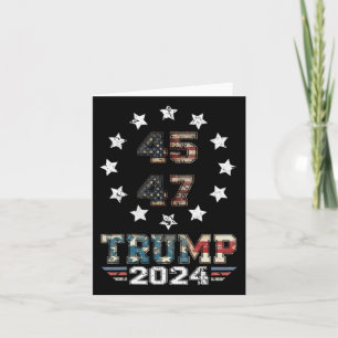 (auf der Rückseite) Western Trump Cowboy Sie wiede Karte