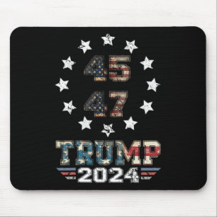 (auf der Rückseite) Western Trump Cowboy Sie wiede Mousepad