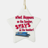 Auf der Sandbar Keramikornament (Rechts)