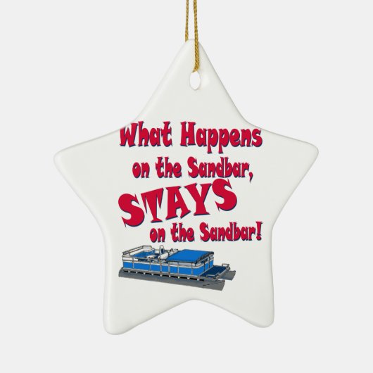 Auf der Sandbar Keramikornament (Rechts)