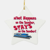 Auf der Sandbar Keramikornament (Vorne)