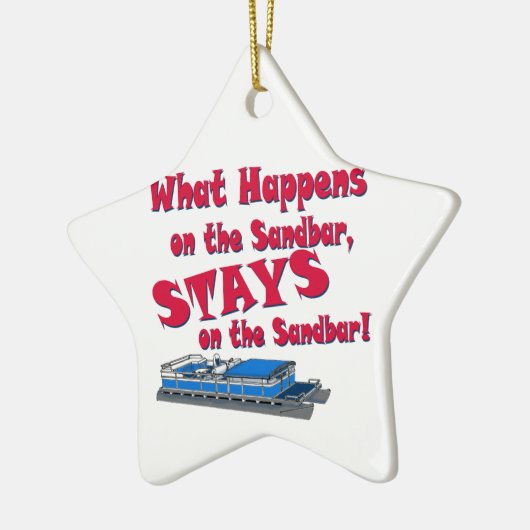 Auf der Sandbar Keramikornament (Links)