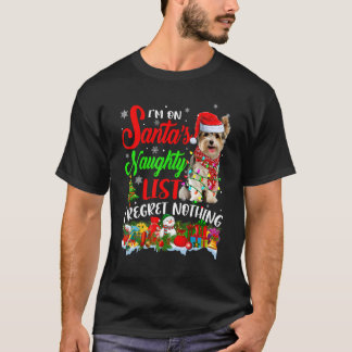 Auf der schmutzigen Liste des Weihnachtsmannes: Xm T-Shirt