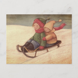 Auf der Schneekarte durchstöbern Postkarte