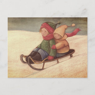 Auf der Schneekarte durchstöbern Postkarte