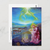 AUF DER SEESHORE POSTCARD POSTKARTE (Vorne/Hinten)