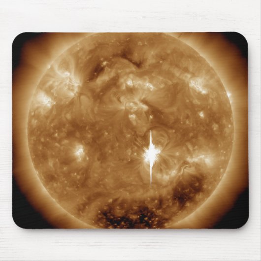 Auf der Sonne bricht eine massive Solarfackel der Mousepad (Vorne)