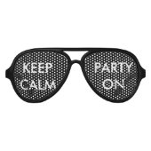 Auf der Sonnenbrille im Party behalte man Ruhe und (Vorderseite)