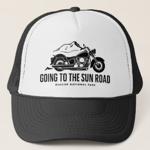 Auf der Sonnenstraße Montana Motorrad Truckerkappe