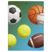 Auf der Sportwelle von Natasha Us Klemmbrett (Rückseite)