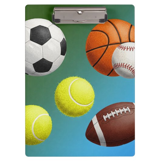 Auf der Sportwelle von Natasha Us Klemmbrett (Vorderseite)