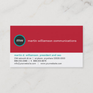Auf der "Spot Business Card" Visitenkarte