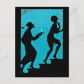 Auf der spöttischen Postkarte (Vorderseite)