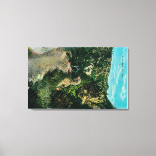 Auf der Spur zu Pferde an Mt. Lowe Leinwanddruck